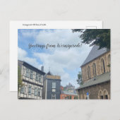 aWorld2祝:ドイツからのご挨拶！ ポストカード (正面/裏面)