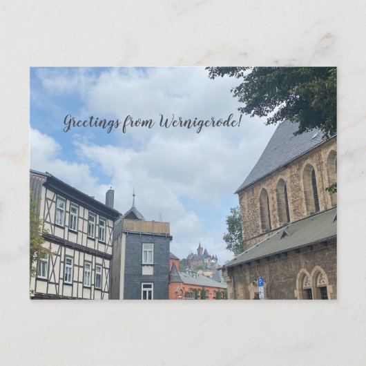 aWorld2祝:ドイツからのご挨拶！ ポストカード (正面)