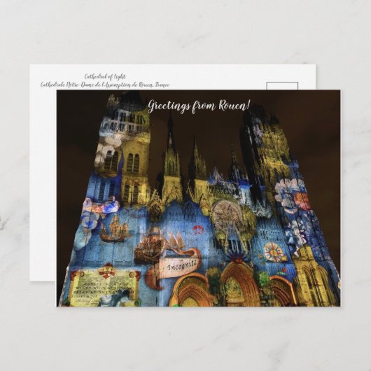 aWorld2祝：ルーアンさんのご挨拶！ ポストカード (正面/裏面)