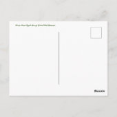 aWorld2祝:ルーマニアからの挨拶！ ポストカード (裏面)