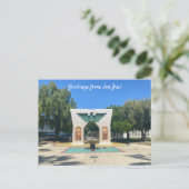 aWorld2：サン祝ノゼさんからの挨拶！ ポストカード (スタンド正面)