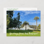 aWorld2:サン祝フランシスコからの挨拶! ポストカード (正面/裏面)