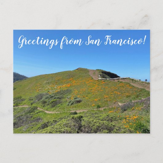 aWorld2:サン祝フランシスコからの挨拶! ポストカード (正面)