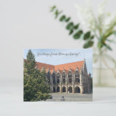 aWorld2：ブラウ祝ンシュヴァイグの挨拶！ ポストカード (スタンド正面)