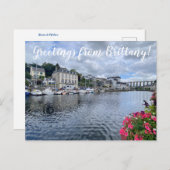 aWorld2：ブ祝リタニーからの挨拶！ ポストカード (正面/裏面)