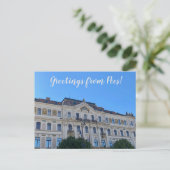 aWorld2：ペ祝セからの挨拶！ ポストカード (スタンド正面)