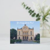 aWorld2：ペ祝セからの挨拶！ ポストカード (スタンド正面)