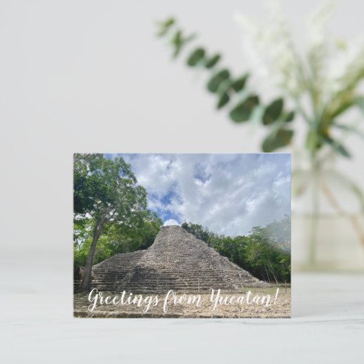 aWorld2:ユカ祝タンさんからの挨拶! ポストカード (スタンド正面)