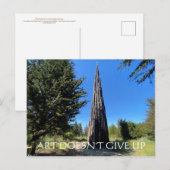 aWorld2:祝アートがアップし与えない ポストカード (正面/裏面)