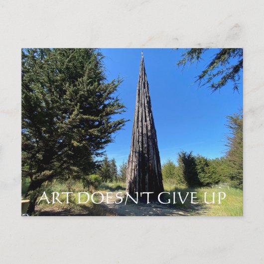 aWorld2:祝アートがアップし与えない ポストカード (正面)