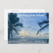 aWorld2:祝トゥルムからの挨拶！ ポストカード (正面/裏面)