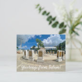 aWorld2:祝トゥルムからの挨拶！ ポストカード (スタンド正面)