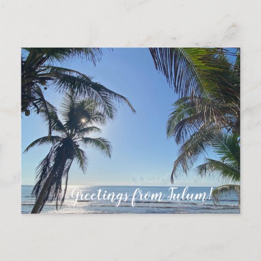 aWorld2:祝トゥルムからの挨拶！ ポストカード (正面)