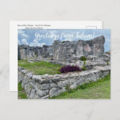 aWorld2:祝トゥルムからの挨拶！ポストカード ポストカード (正面/裏面)