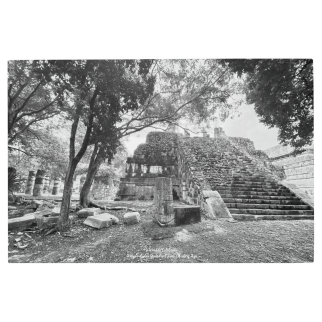 aWorld2:祝 Templo de las Grandes Mesas メタルプリント (正面)