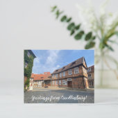 AWorld2:祝Quedlinburgからの挨拶！ ポストカード (スタンド正面)