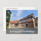 AWorld2:祝Quedlinburgからの挨拶！ ポストカード (正面/裏面)