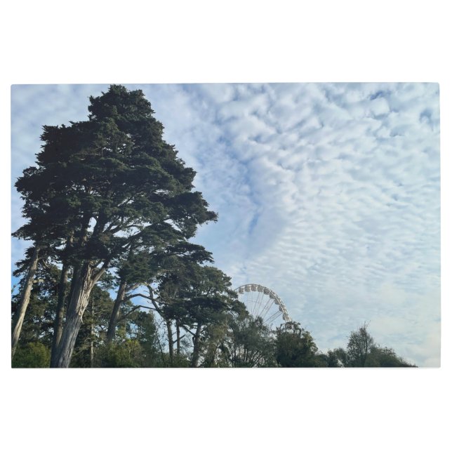 aWorld2：空祝星雲ホイール メタルプリント (正面)