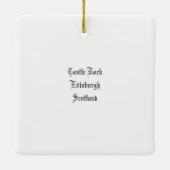 aWorld2Celebrate: Edinburgh, Scotland セラミックオーナメント (裏面)