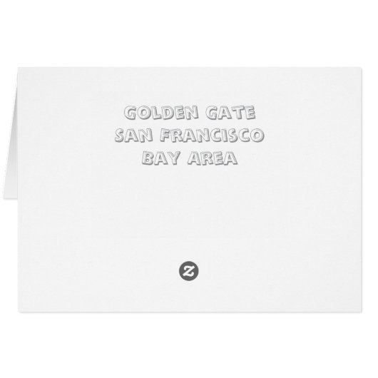 aWorld2Celebrate: Golden Gate, San Francisco (裏面横)