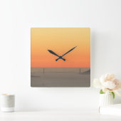 aWorld2Celebrate: The Golden Hour スクエア壁時計 (ホーム)