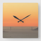 aWorld2Celebrate: The Golden Hour スクエア壁時計 (正面)