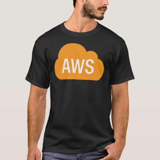 AWS – アマゾンサービスクラシックくもの巣Tシャツ Tシャツ (正面)