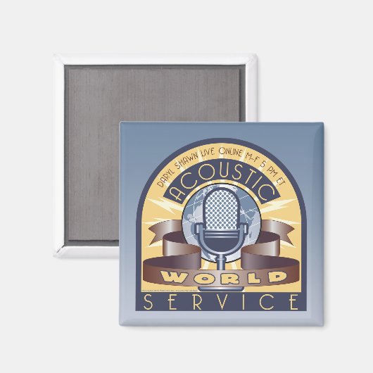 AWS 2インチスクエアマグネット マグネット (正面/裏面)