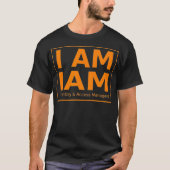 AWS I AM IAM Identity and Access Manager Sys Admin Tシャツ (正面)