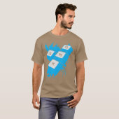 AWSD ゲーミング コントロール ゲーム好き ゲーマー コントローラ gi Tシャツ (正面フル)