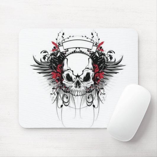 Awsomeのスカル マウスパッド (マウス)