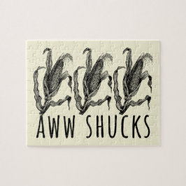Aww Shucks Corn Husk Funny Farm ジグソーパズル