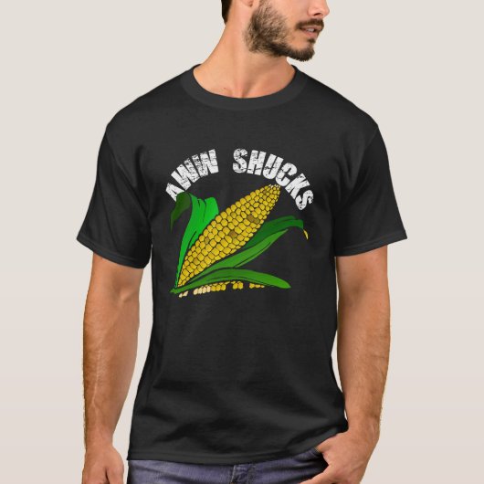 Aww Shucks  Farmer Corn  Market Festival Tシャツ (正面)