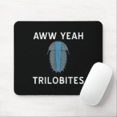 Aww Yey Trilobites Science Fossils古生物学者 マウスパッド (マウス)