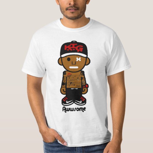 awwsome男の子 tシャツ (正面)