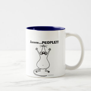Awwwの…人々!!! ラットのマグ ツートーンマグカップ