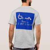 Awww…私は起きるなりますか。 Tシャツ (裏面)