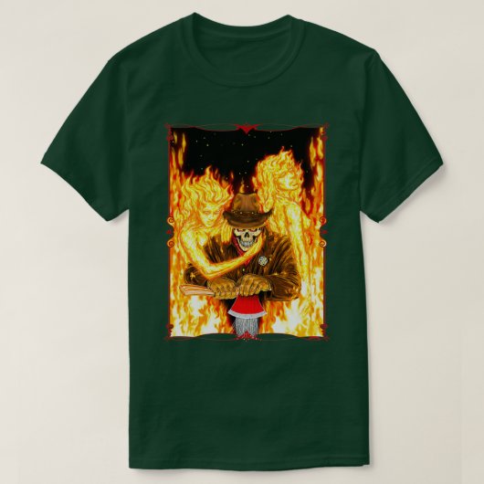 AxのTシャツで地獄からクラシックのカウボーイ Tシャツ (デザイン正面)