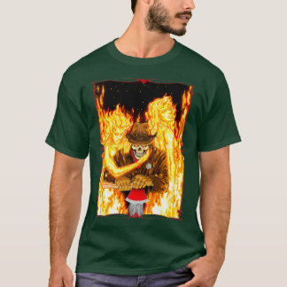 AxのTシャツで地獄からクラシックのカウボーイ Tシャツ