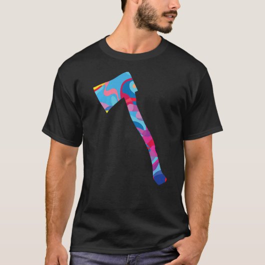 Axグラフィックカラフルス Tシャツ (正面)