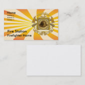 Axシールド消防士の名刺 名刺 (正面/裏面)