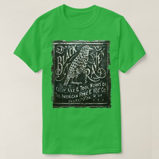 Axブラックレイヴンアックス Tシャツ (デザイン正面)