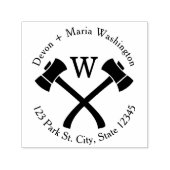 Axモノグラムアドレス セルフインキングスタンプ (デザイン)