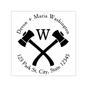 Axモノグラムアドレス セルフインキングスタンプ