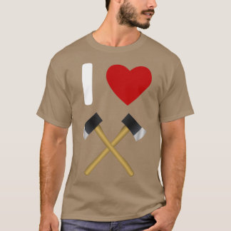 Ax投げハット男性へトのダーツウッド3 Tシャツ