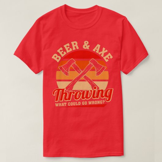 Ax投げレトロビアアンプAx投げ何Coul Tシャツ (デザイン正面)