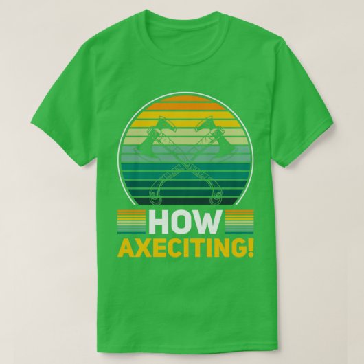 Ax投げ引用文の大きな軸の軸分割 Tシャツ (デザイン正面)