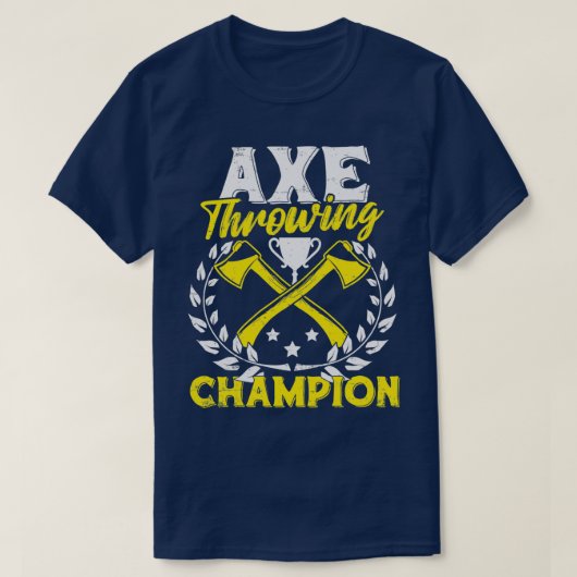 Ax投げ斧投げチャンピオン Tシャツ (デザイン正面)