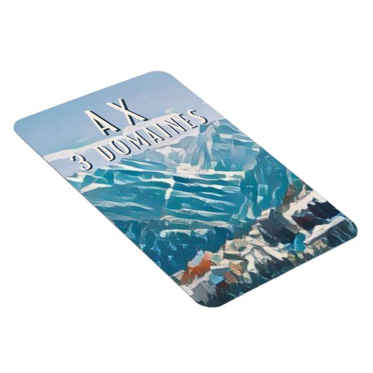 Ax 3 Domaines Station de ski マグネット (右側)