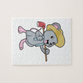 Ax & Hatを使用した農家としてのマウス ジグソーパズル (横)